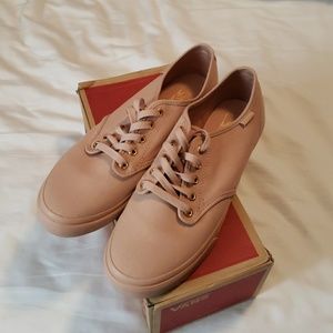 Mahogany Rose Gold Vans